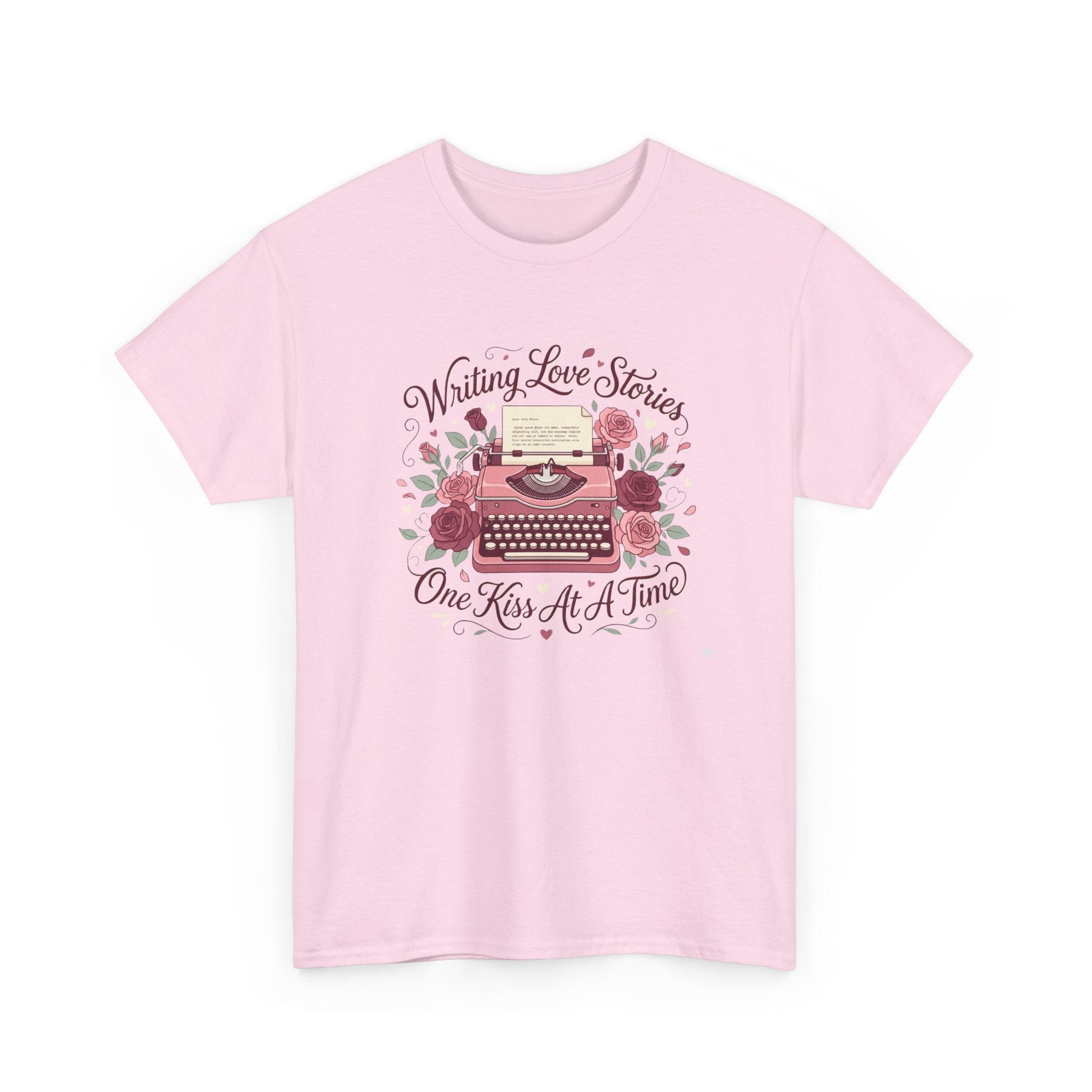 Writing Love Stories-One Kiss at a Time T-Shirt