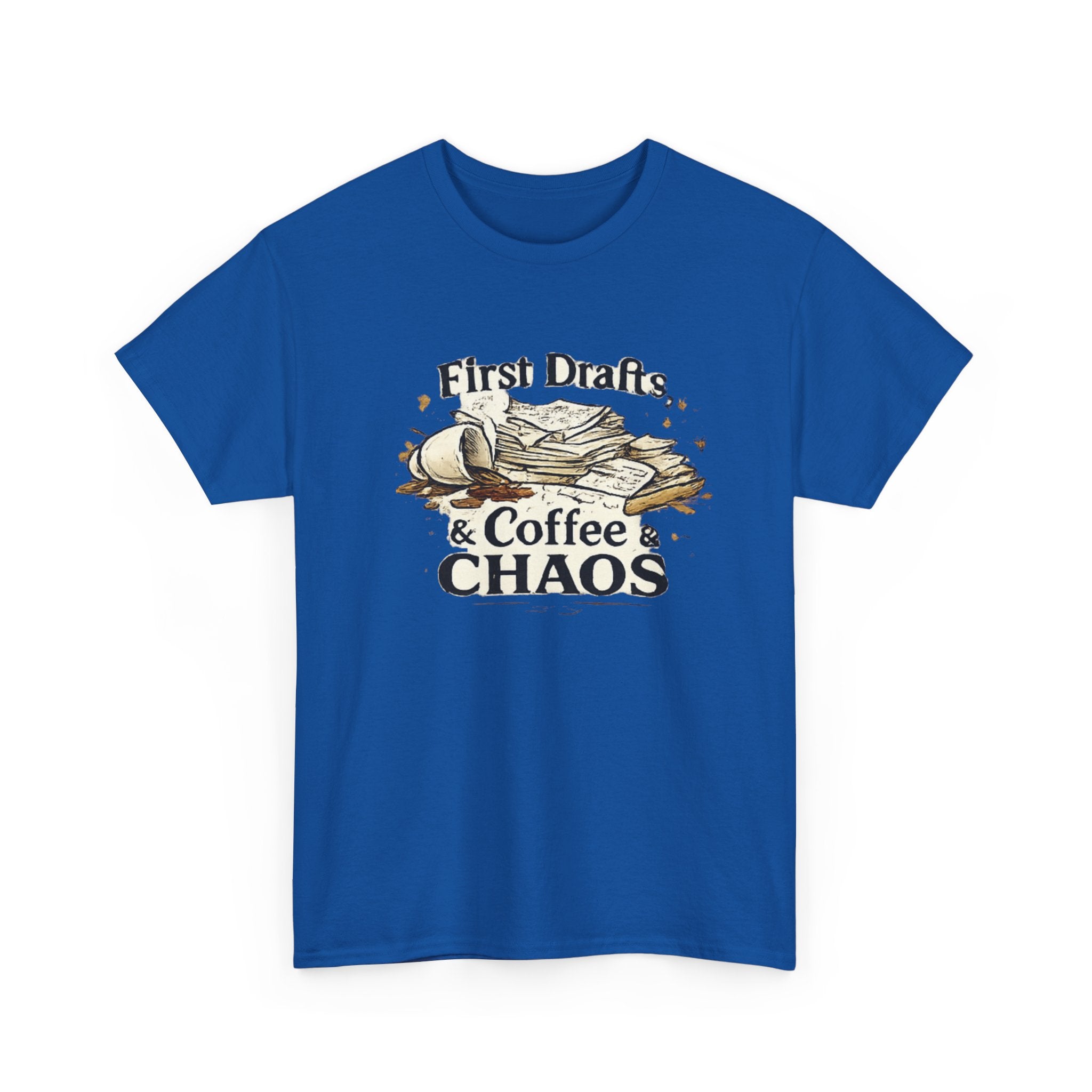 First Drafts Coffee and Chaos T-Shirt