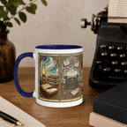 The Writer’s Window – Stained Glass-Style Coffee Mug