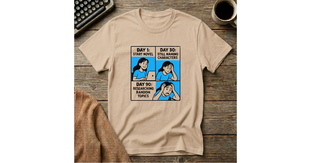 90 Days Writing A Novel T-Shirt
