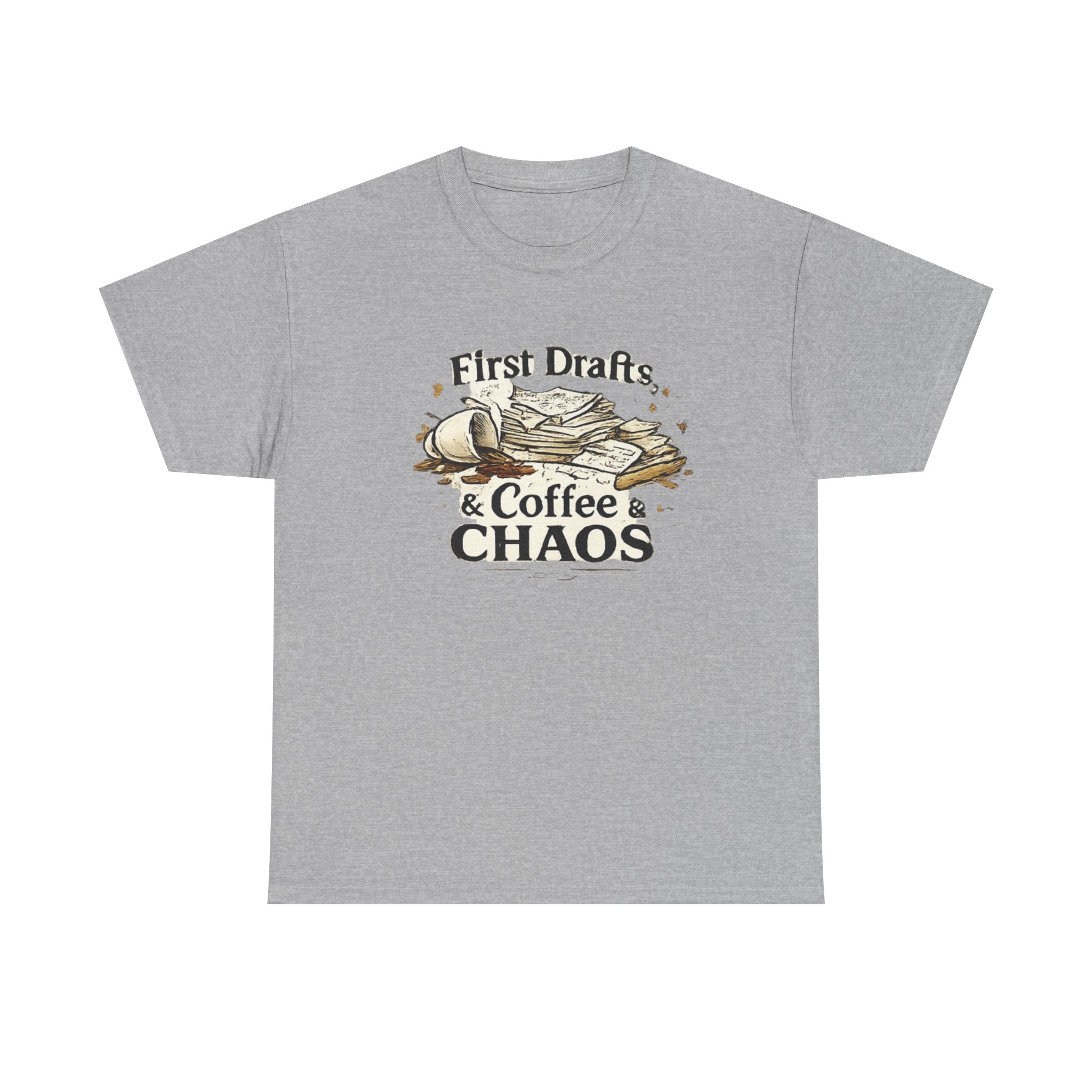 First Drafts Coffee and Chaos T-Shirt
