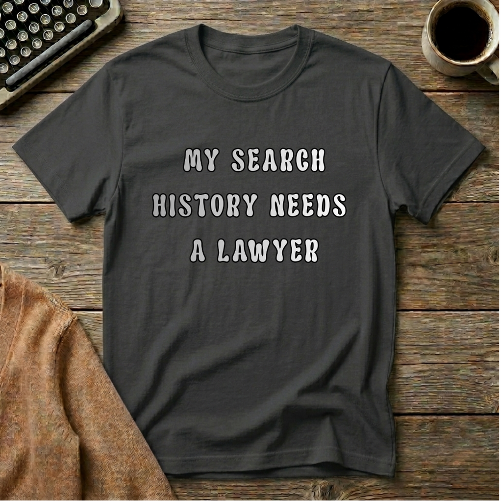 My Search History Needs A Lawyer T-Shirt