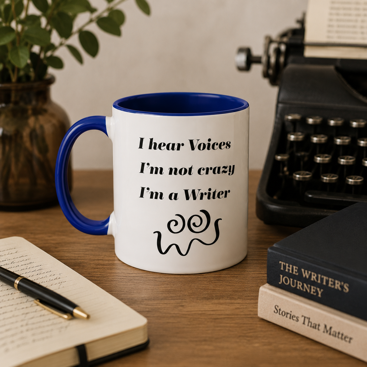 I Hear Voices I'm Not Crazy I'm a Writer Mug