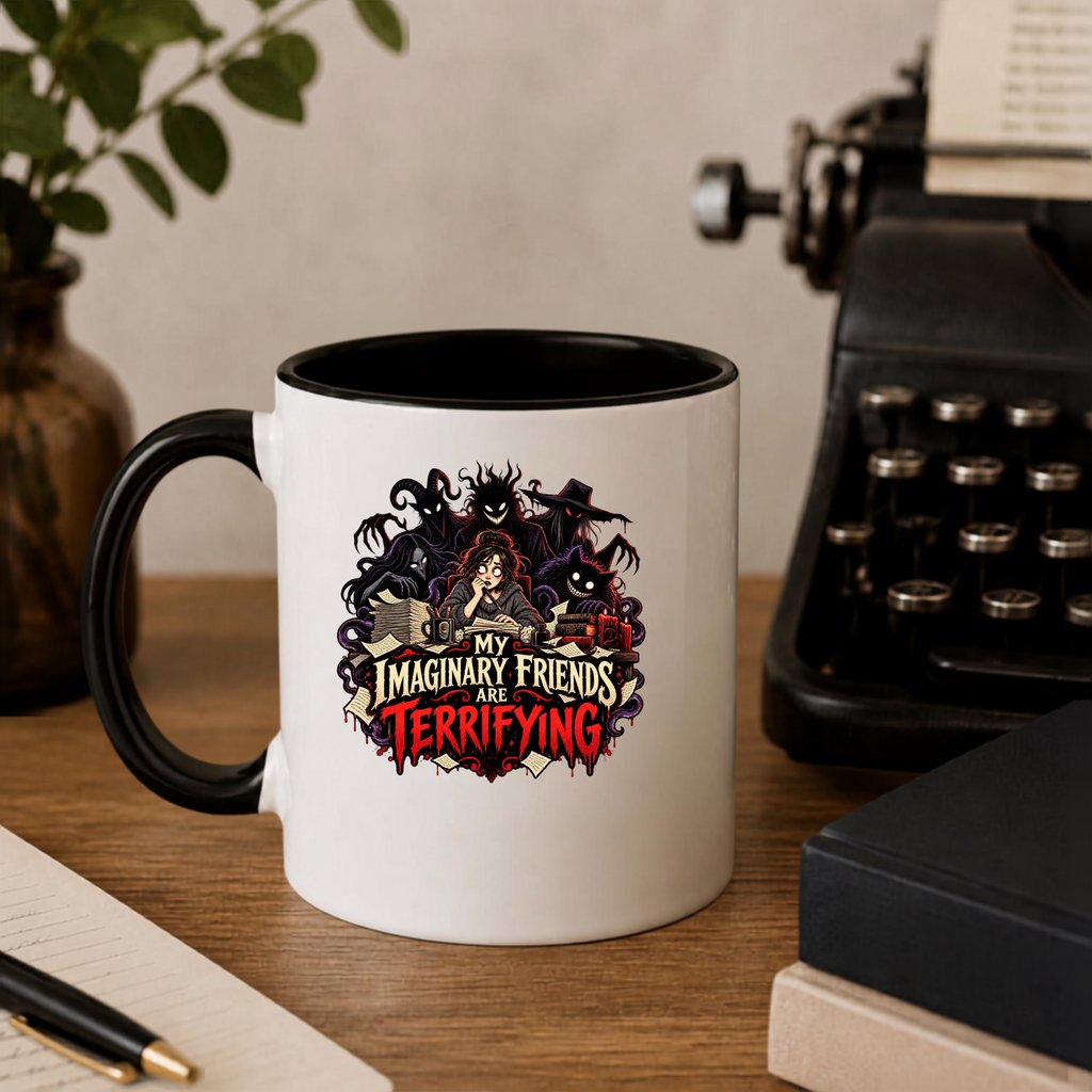 My Imaginary Friends Are Terrifying Ceramic Mug