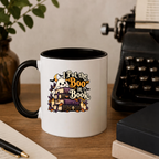 I Put The Boo In Book Ceramic Mug