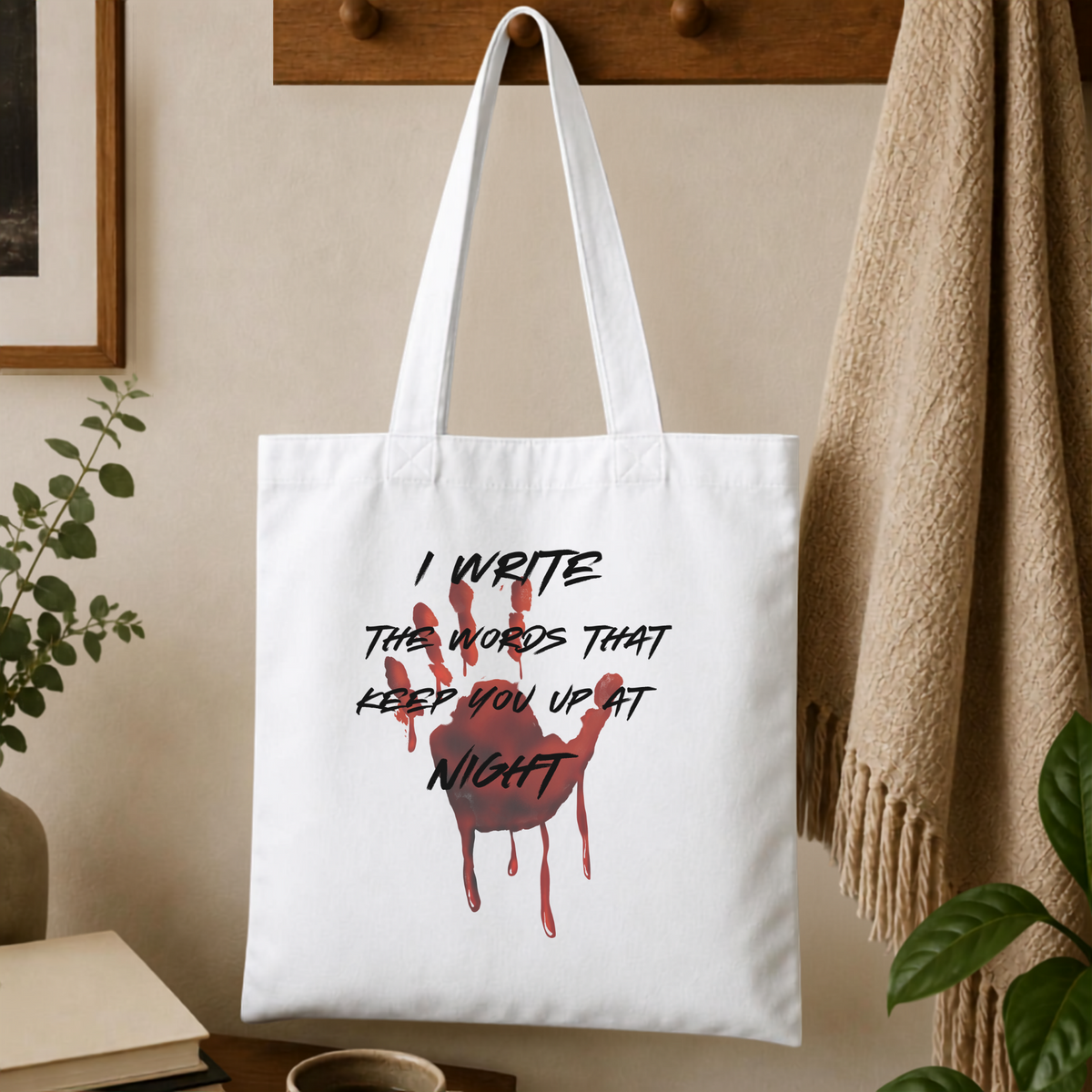 I Write The Words That Keep You Up At Night Tote Bag