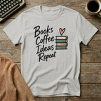 Books Coffee Ideas Repeat T-Shirt