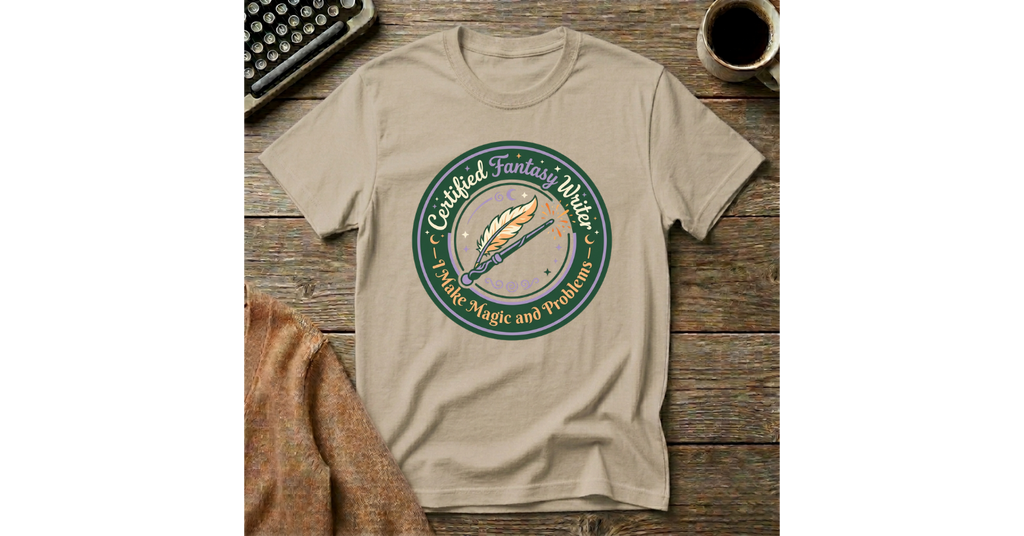 Cetified Fantasy Writer T-Shirt