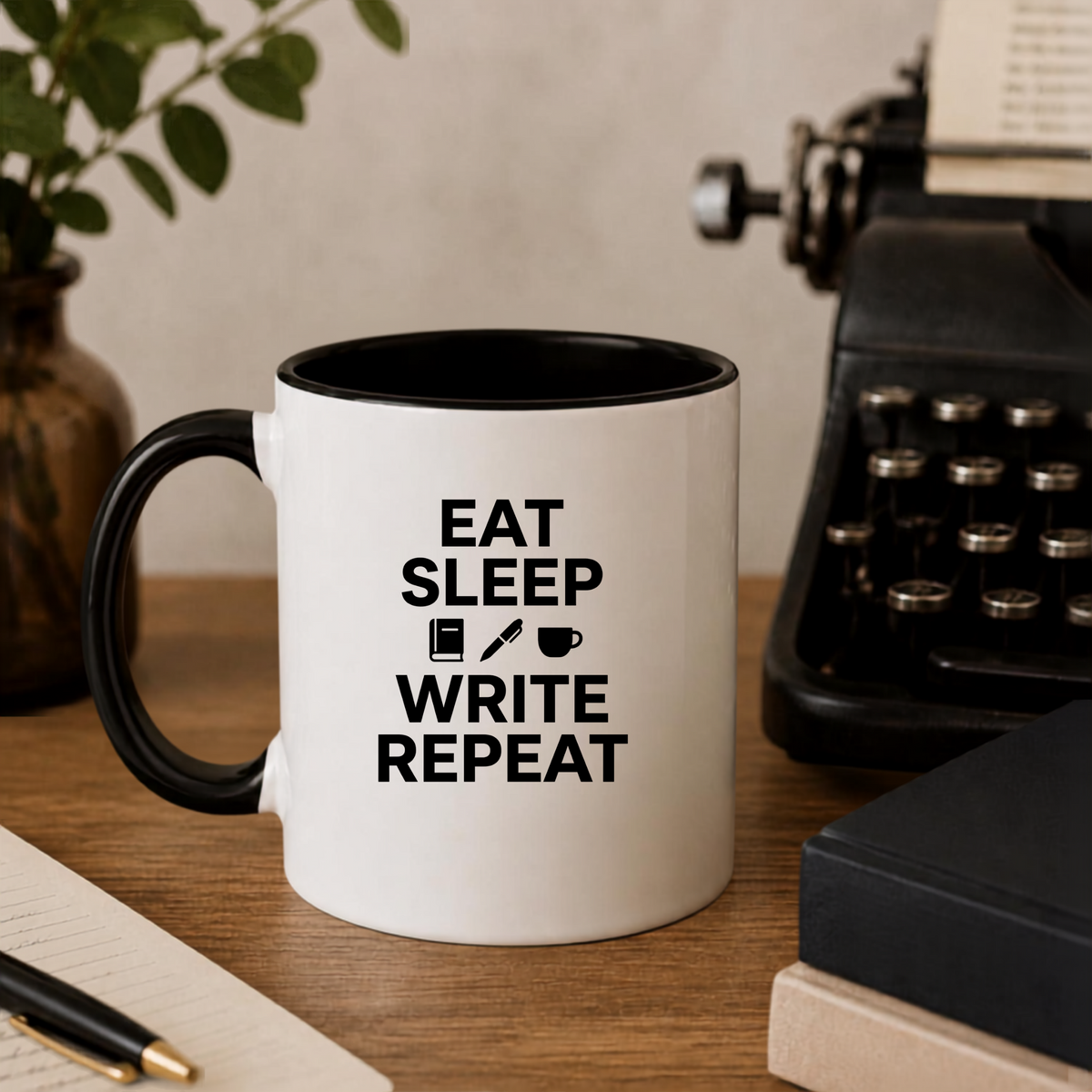 Eat Sleep Write Repeat Mug