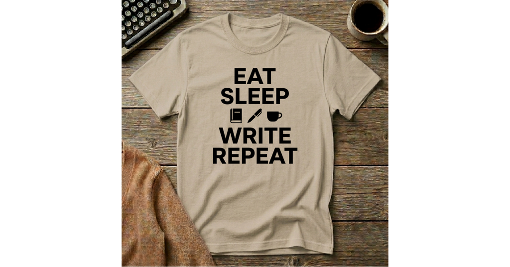 Eat Sleep Write Repeat T-Shirt