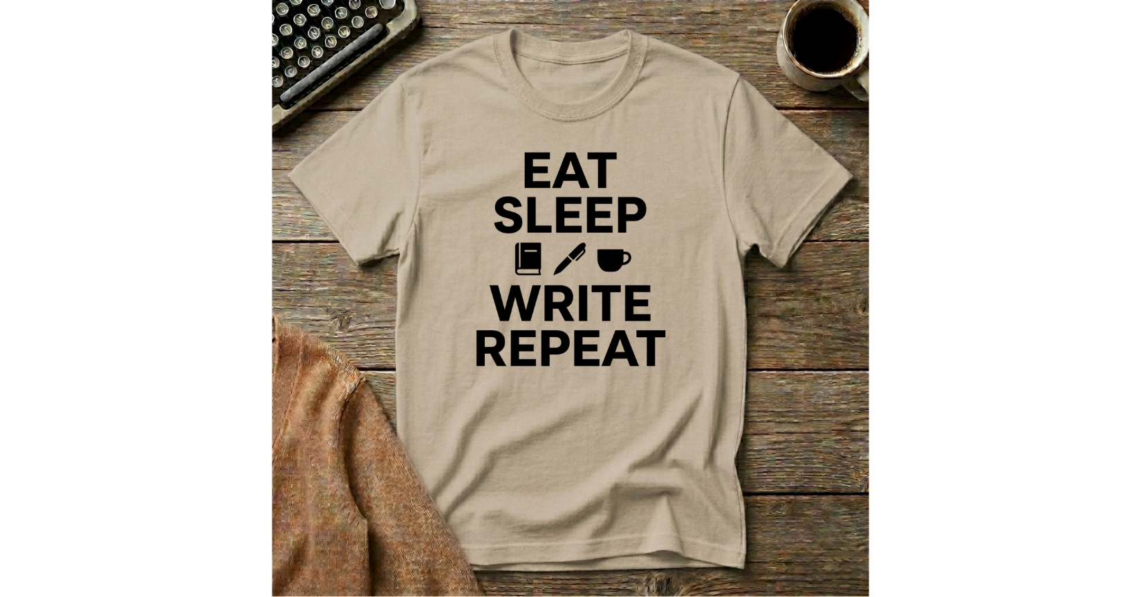 Eat Sleep Write Repeat T-Shirt