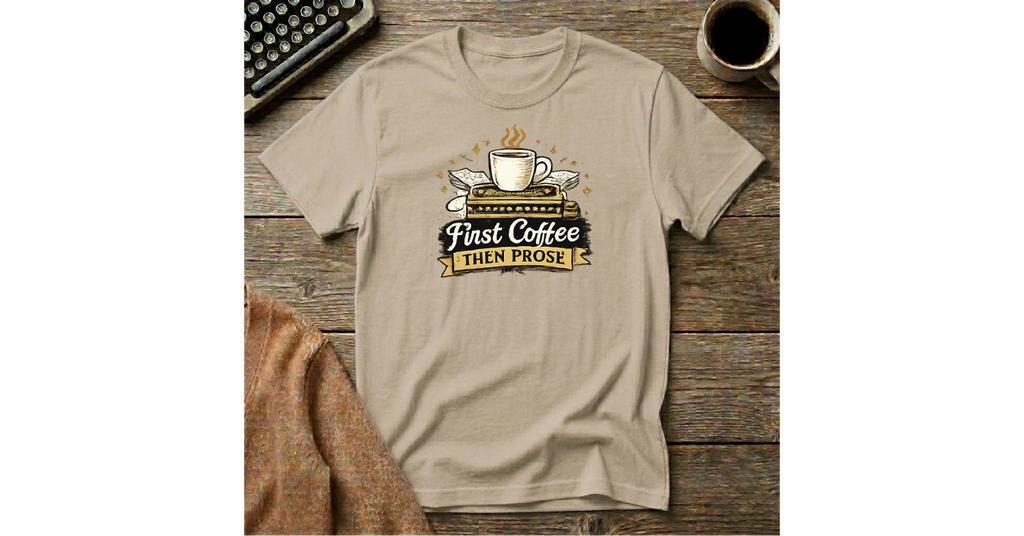 First Coffee Then Prose T-Shirt