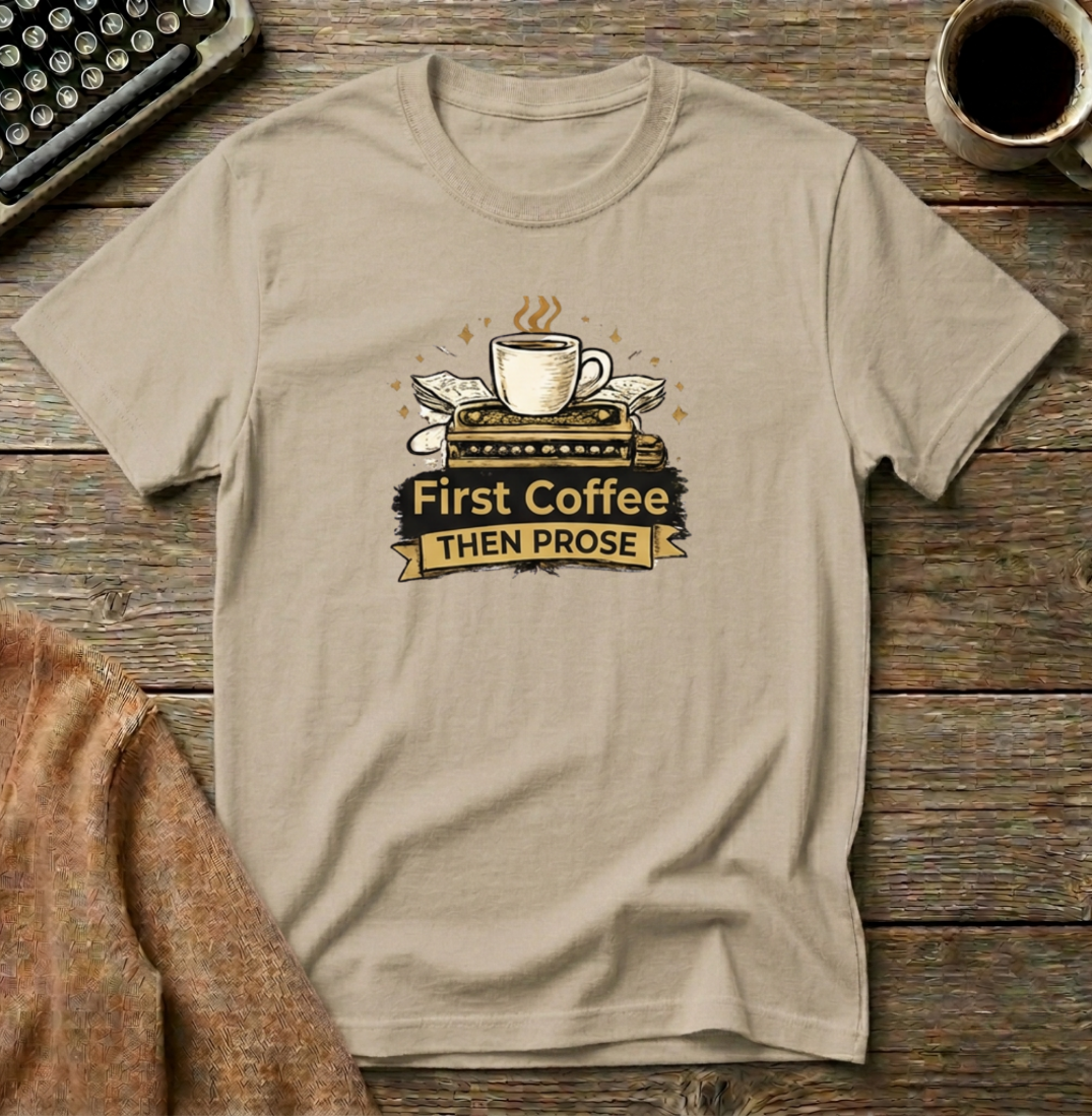 First Coffee Then Prose T-Shirt