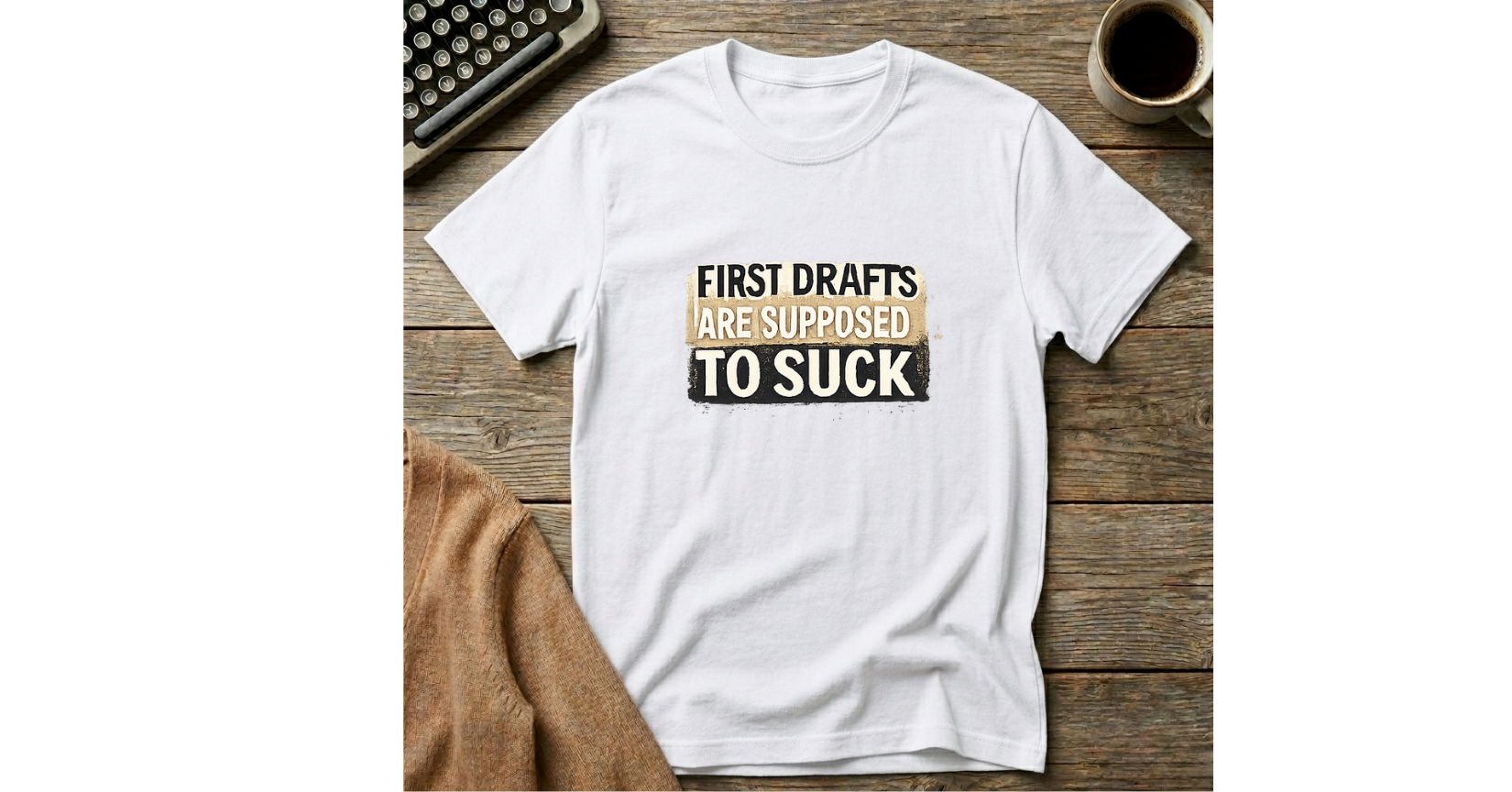 First Drafts Are Supposed To Suck T-Shirt