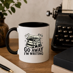Go Away I'm Writing Mug