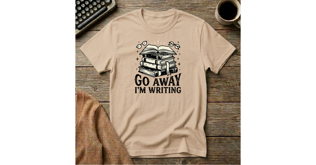 Go Away-I'm Writing T-Shirt