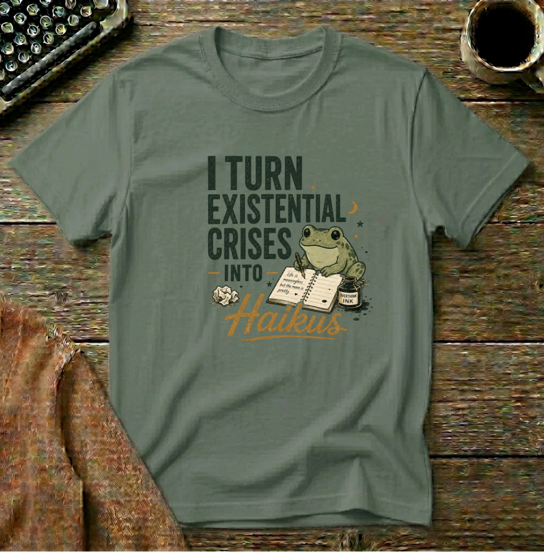 I Turn Existential Crises into Haikus  T-Shirt