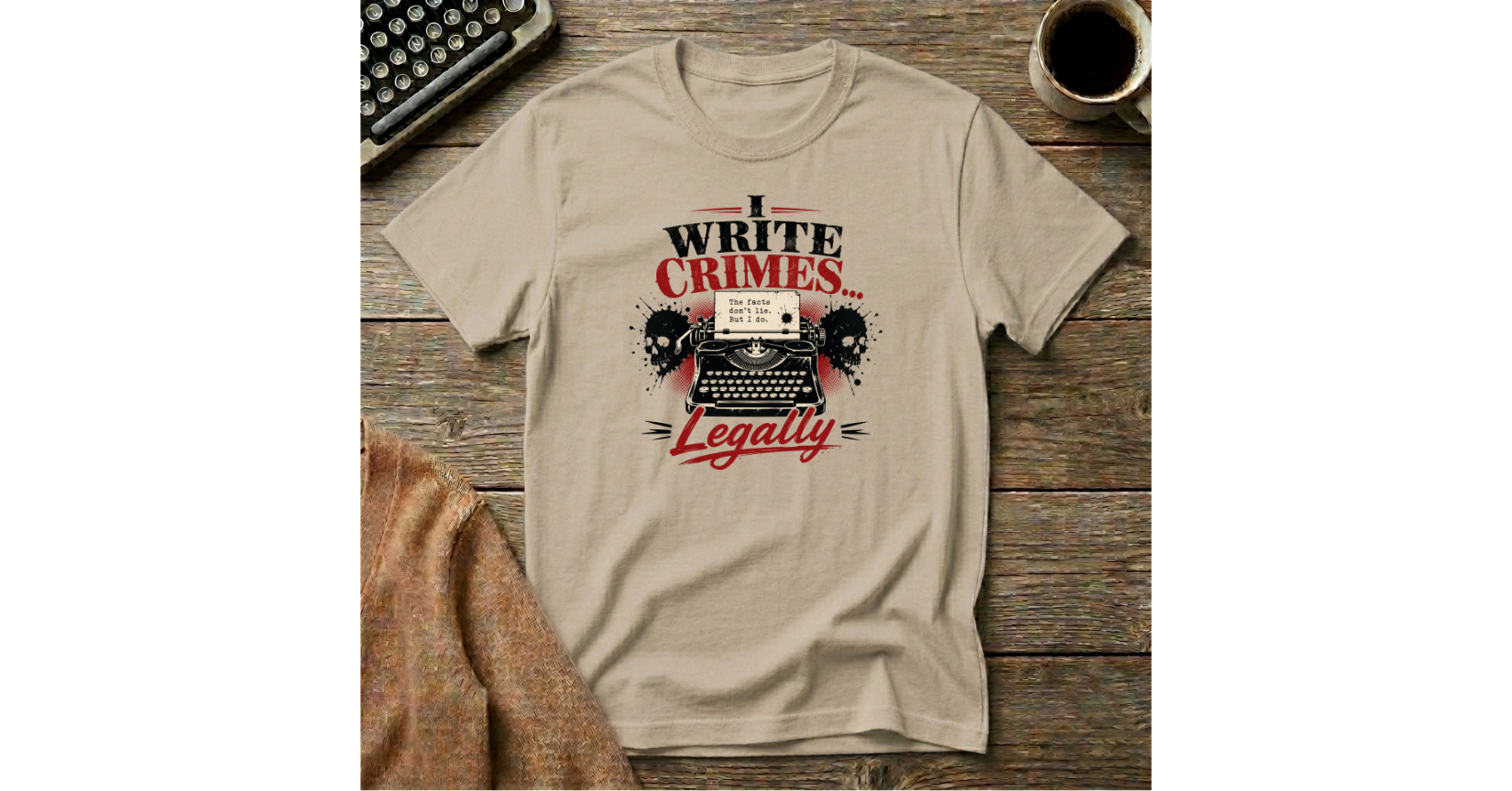 I Write Crimes-Legally T-Shirt