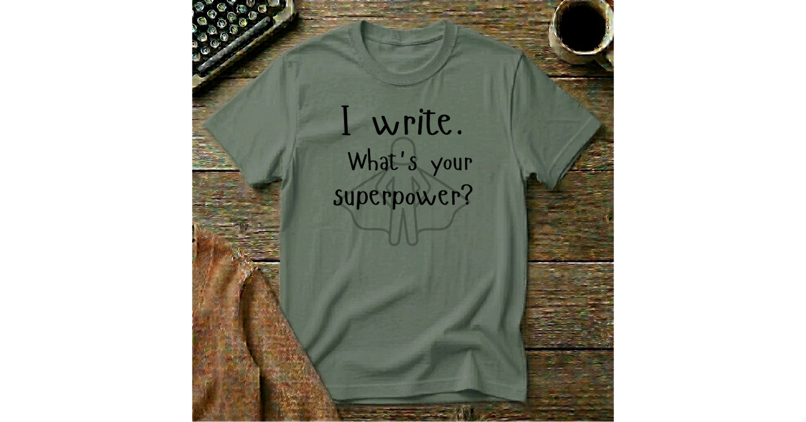 I Write. What's your Superpower? T-Shirt