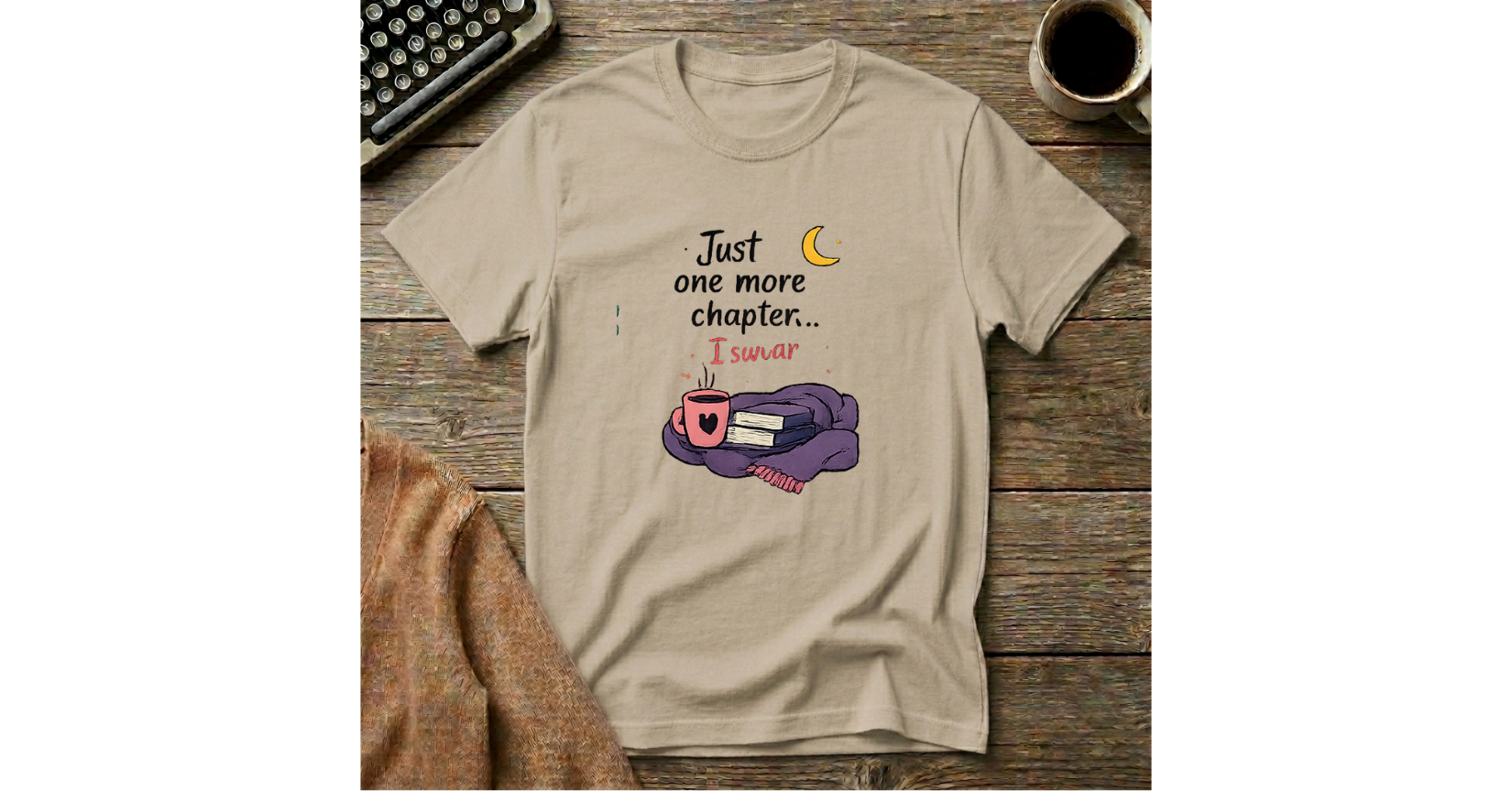 Just One More Chapter- I Swear T-Shirt