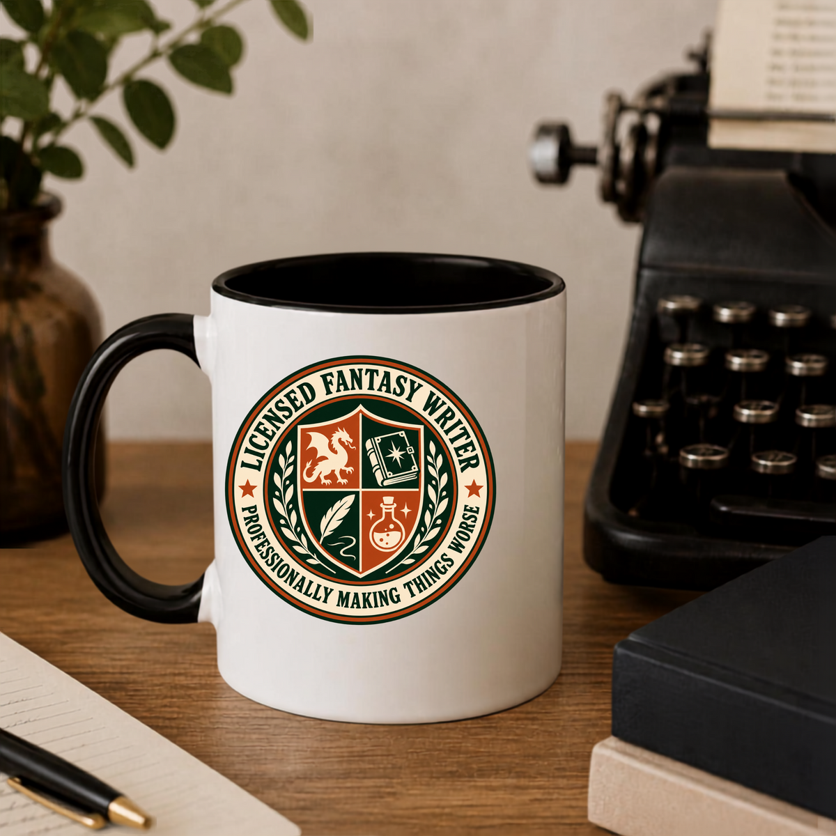 Licensed Fantasy Writer Ceramic Mug