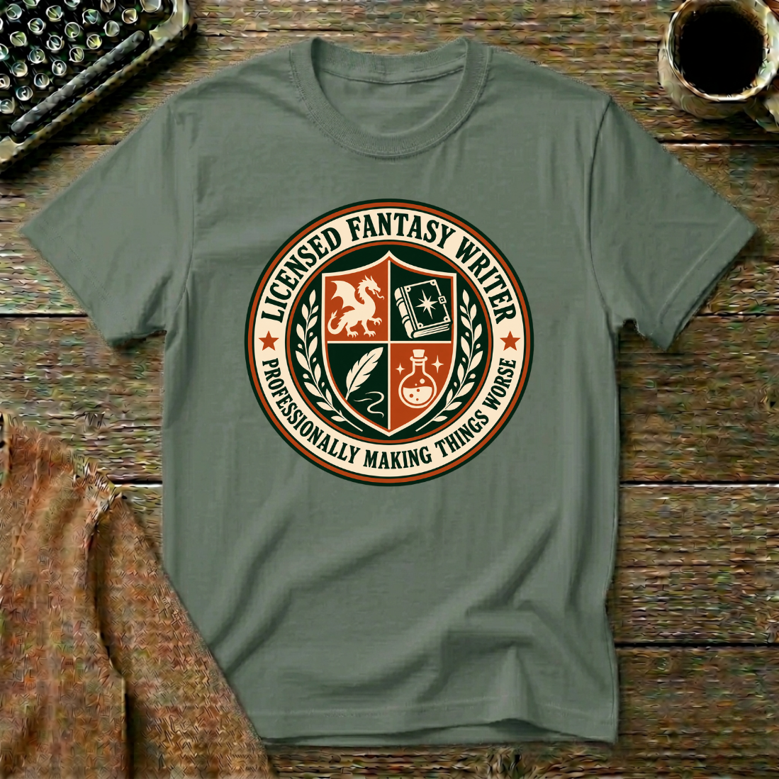 Licensed Fantasy Writer T-Shirt