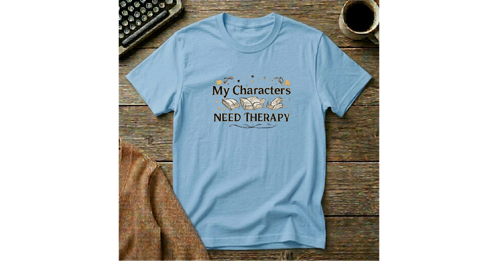 My Characters Need Therapy T-Shirt
