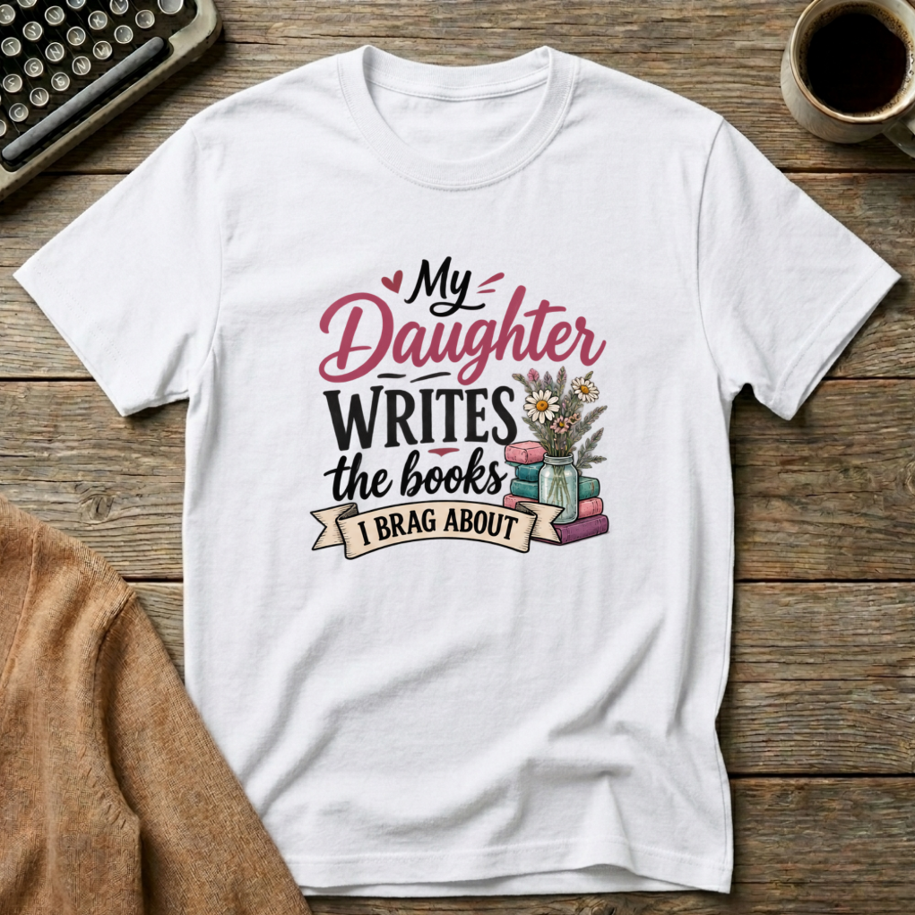 My Daughter Writes The Books I Brag About  T-Shirt