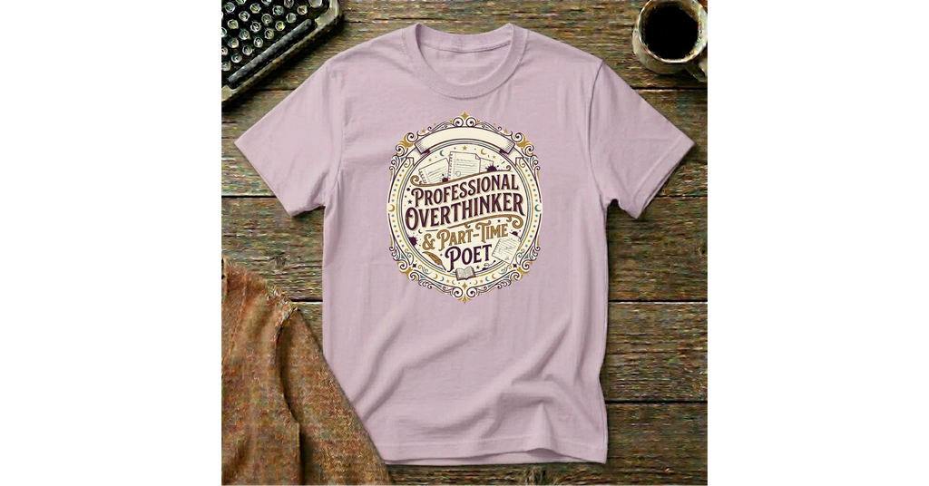 Professional  Overthinker & Part-time Poet  T-Shirt