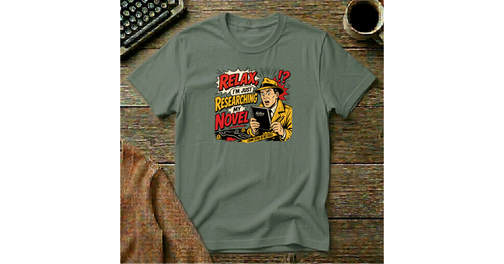 Relax! I'm Just Researching My Novel T-Shirt