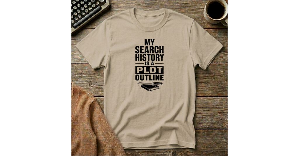 My Search History is a Plot Outline T-Shirt