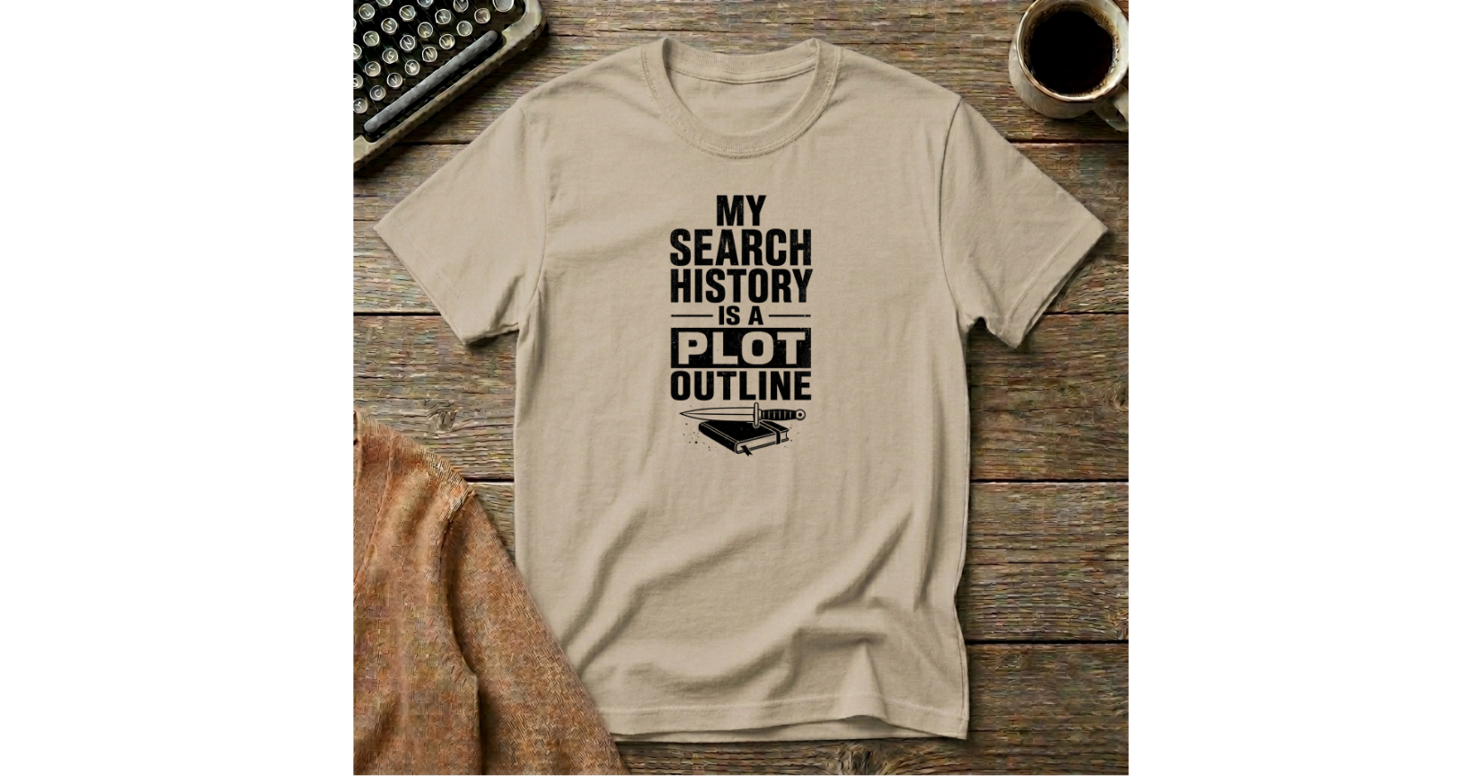 My Search History is a Plot Outline T-Shirt
