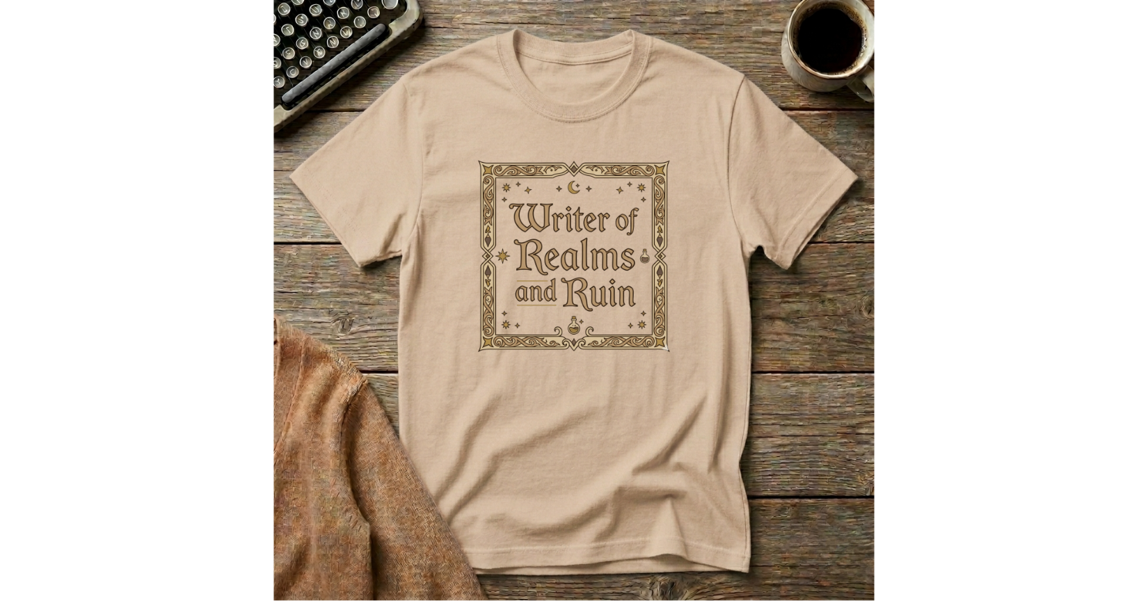 Writer of Realms and Ruin T-Shirt