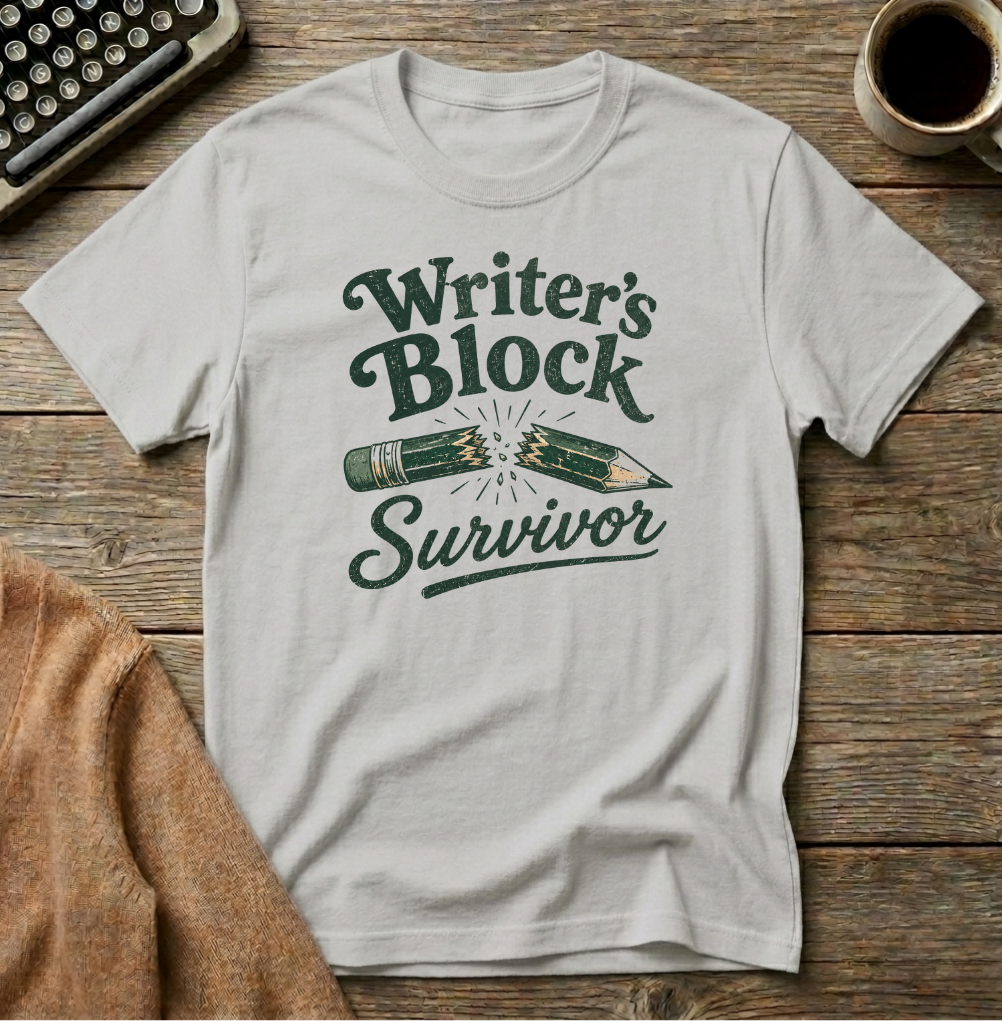 Writer's Block Survivor T-Shirt