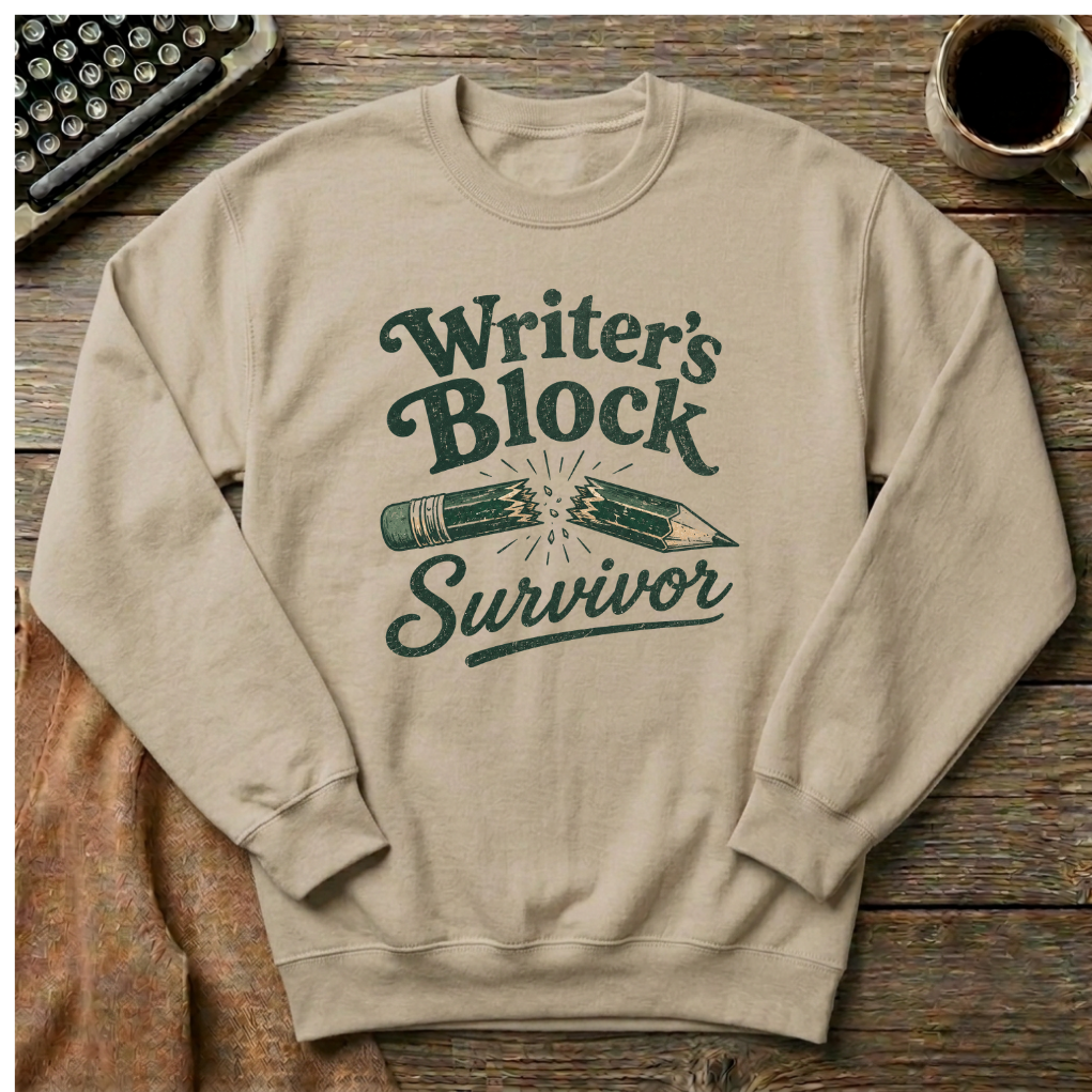 Writer's Block Survivor Sweatshirt
