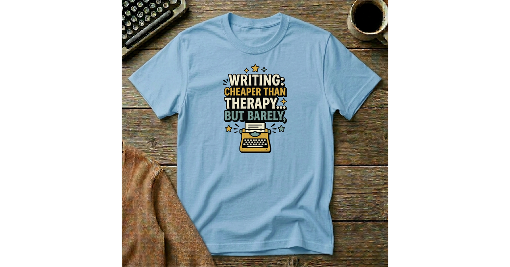 Writing: Cheaper Than Therapy: But Barely  T-Shirt