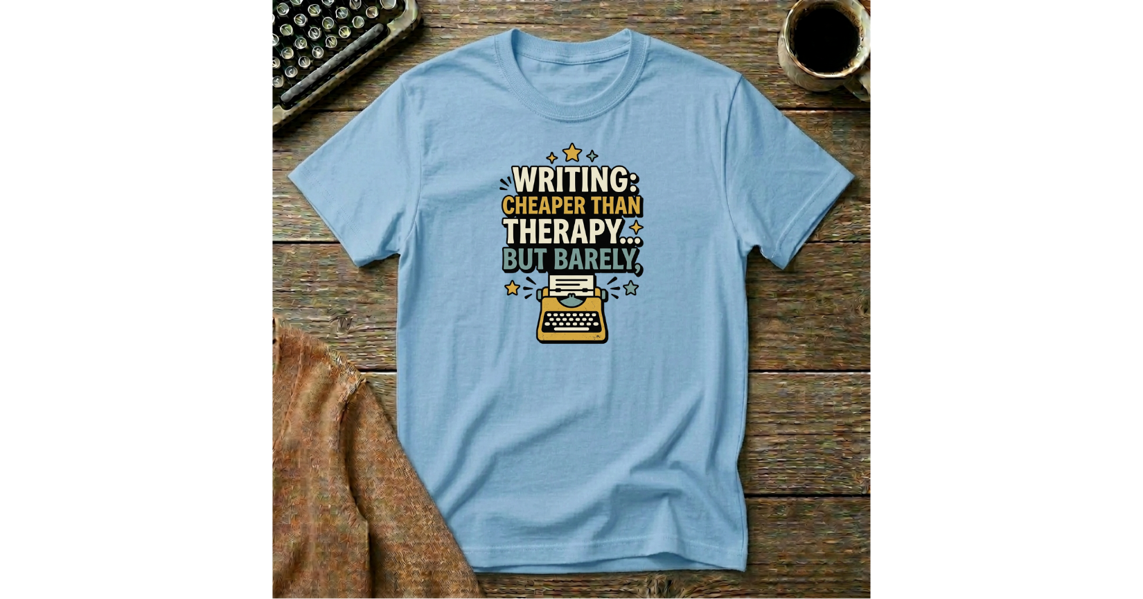 Writing: Cheaper Than Therapy: But Barely  T-Shirt