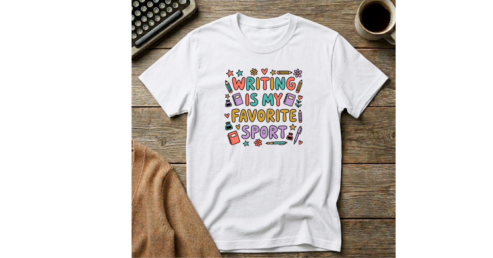 Writing Is My Favorite Sport T-Shirt