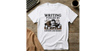 Writing Fueled By Caffine And Regret T-Shirt